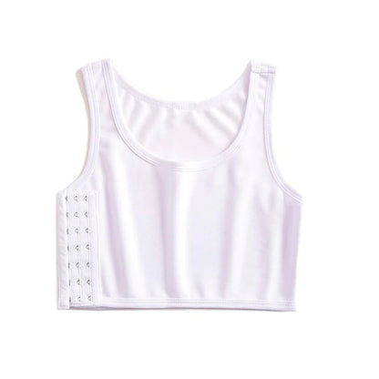 Flat Breast Binder Tomboy Tank Top – Seamless Summer Shaper Vest for Women