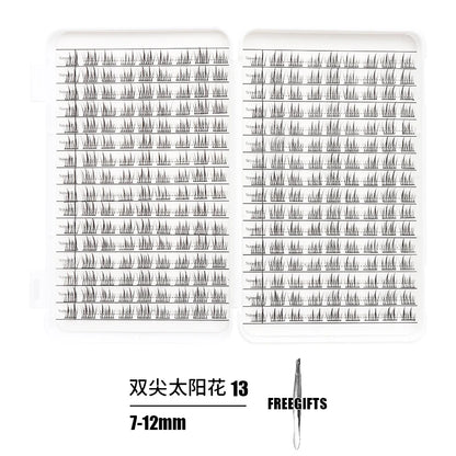 Individual Lash Extensions Kit – DIY Cluster Eyelash Book, False Lashes for Home Makeup