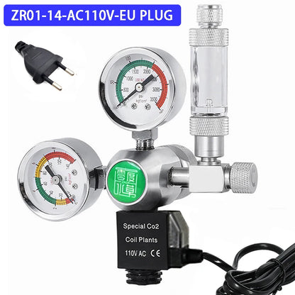 DIY CO2 Regulator for Aquarium – Solenoid Bubble Counter & Pressure Reducing Valve for Fish Tank CO2 Control System