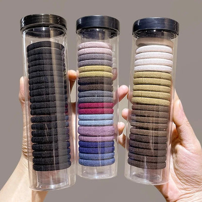 20PCS High Elastic French Style Hair Ties Thick Thickened Hair Bands for Women & Girls