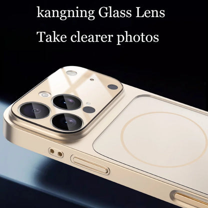 Nano Matte Glass iPhone Case - Magnetic MagSafe Armor Cover for iPhone 11-17 Pro Max, Air & Wireless Charging
