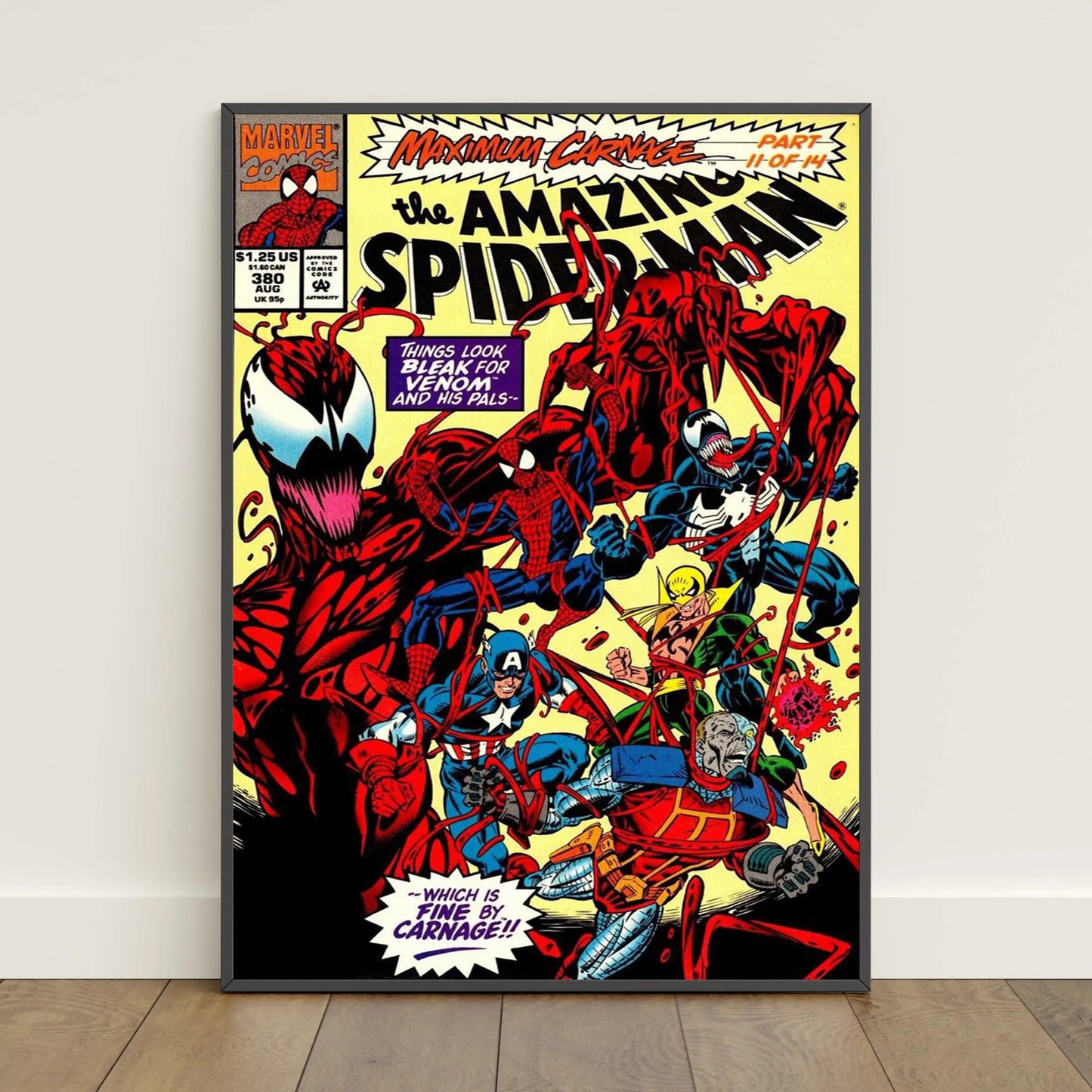 Spider-Man Comic Book Poster - Peter Parker Movie-Inspired Canvas Wall Art