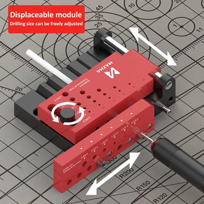 MAZHA T0012 Round Rod Punching Positioner – DIY Modeler Drilling Auxiliary Locator Tool