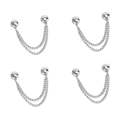 4PCS Multi-Function Magnetic Clothing Clips – Pinless Brooch Clips for Women’s Clothes & Cardigans