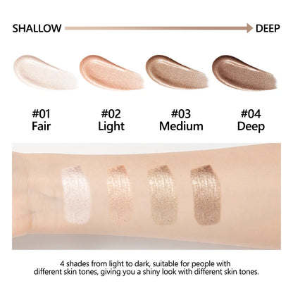 Glow Foundation Illuminator - Lightweight Moisturizing Glotion Natural Radiance Enhancer Multi-Purpose Highlighter Base