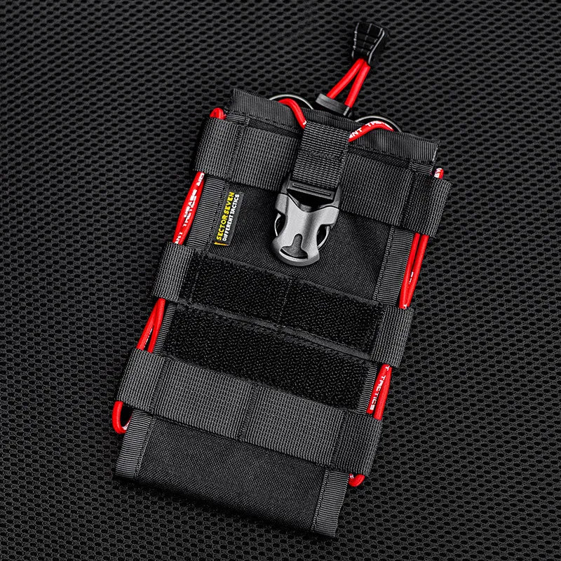 Outdoor Techwear Tactical Waist Bag - Multifunctional Quick-Release Pouch for Phone, Water Bottle & Intercom Gear