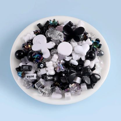 Candy Color Acrylic Beads - Mixed Style DIY Beads for Handmade Bracelets, Phone Chains & Jewelry Making