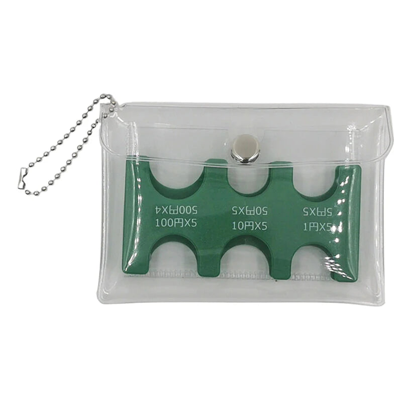 Coin Dispenser Wallet Organizer – Mini Japan Coin Holder for Car, Coin Changer & Storage Purse