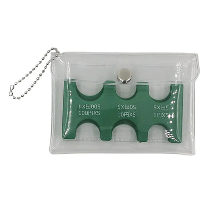 Coin Dispenser Wallet Organizer – Mini Japan Coin Holder for Car, Coin Changer & Storage Purse