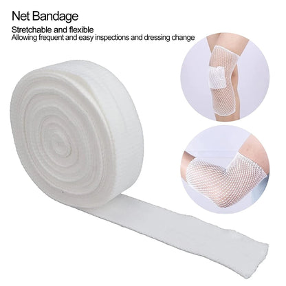 Elastic Tubular Bandage Net - Breathable Mesh Wound Dressing Retainer for Ankle & Adult Use