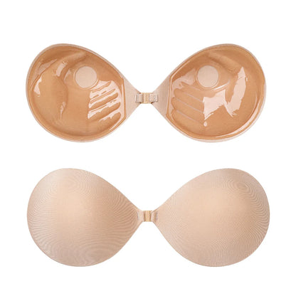 Invisible Strapless Adhesive Bra for Women – Push-Up Silicone Pad Lift, Nude Cover, Sexy Chest Stickers