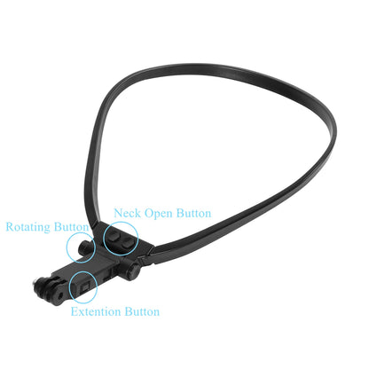Lanyard Neck Strap Camera Mount - Hands-Free Video Holder for GoPro Hero 9–13, Insta360, DJI Osmo Action & Smartphones