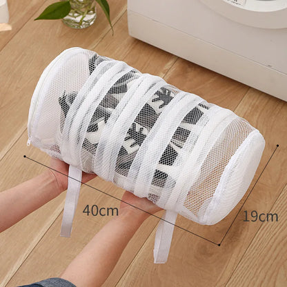 3pcs/set Mesh Laundry Bags - Portable Shoes Bag for Washing Machine, Travel Storage, Anti-Deformation Clothes Organizer