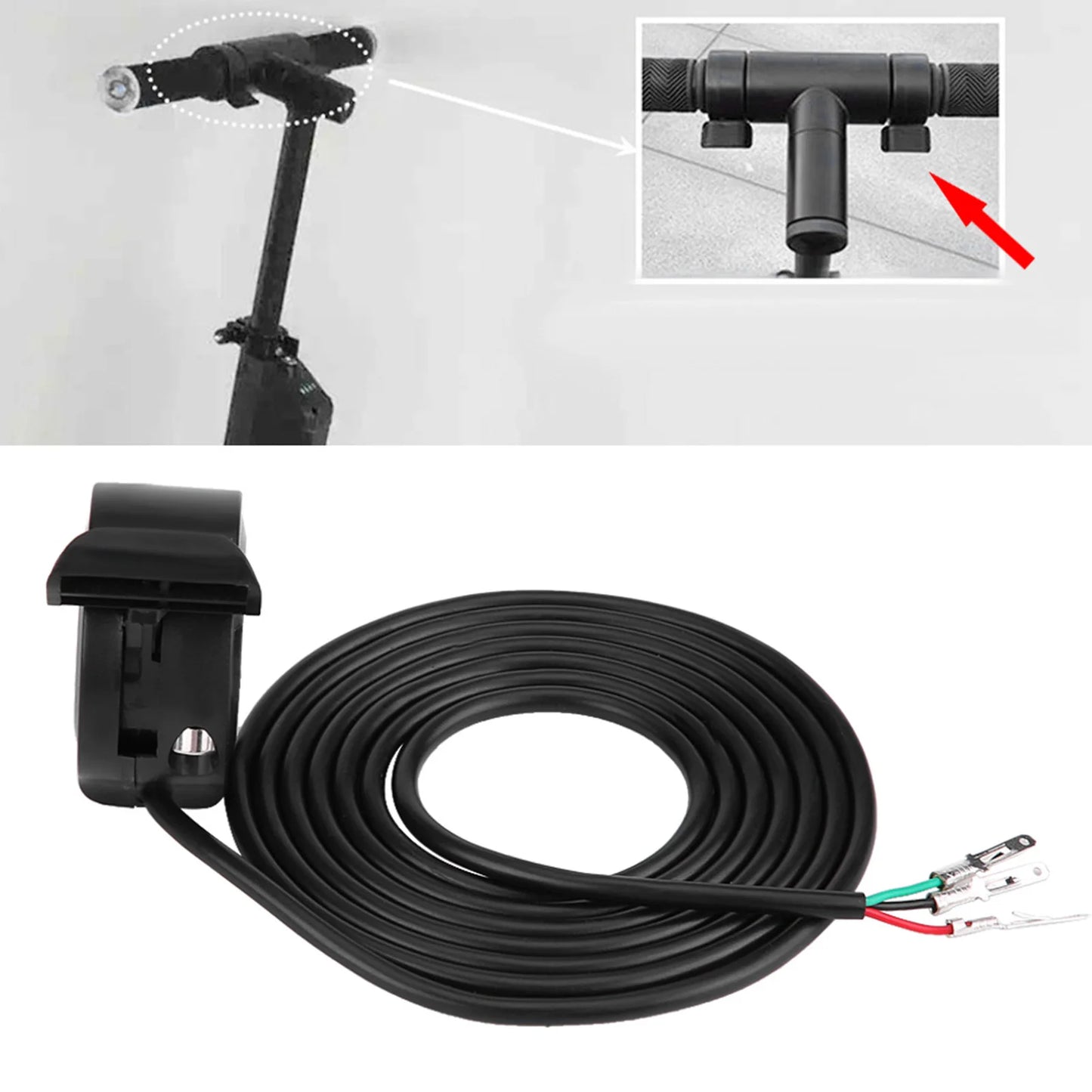 22mm (7/8") Universal Thumb Throttle – Speed Control Assembly for E-Bikes & Electric Scooters