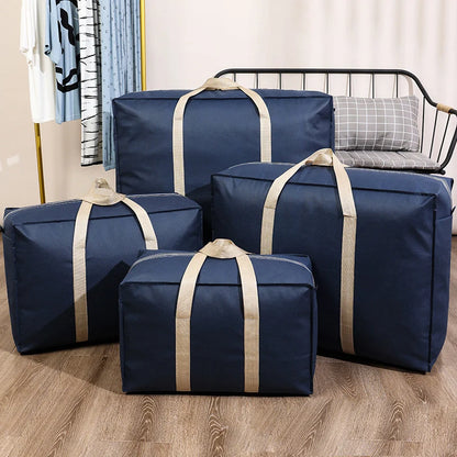 Extra Large Waterproof Moving Bag - Foldable Travel Luggage & Home Storage Packing Bag