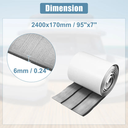 Uxcell EVA Foam Boat Flooring – Teak Foam Decking Marine Yacht Deck Mats (Multiple Sizes)