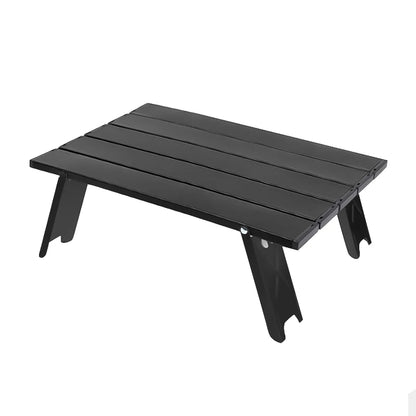 WESTTUNE Mini Camping Table – Ultralight Portable Aluminum Folding Table for Backpacking, Picnic & BBQ