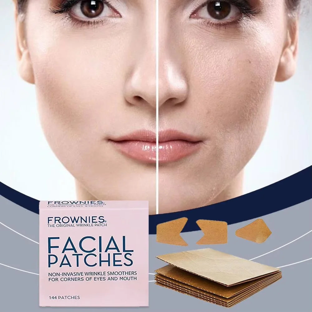 Frownies Anti-Wrinkle Patches - C-Shaped Forehead Face Lift and Skin Smoothing Tape