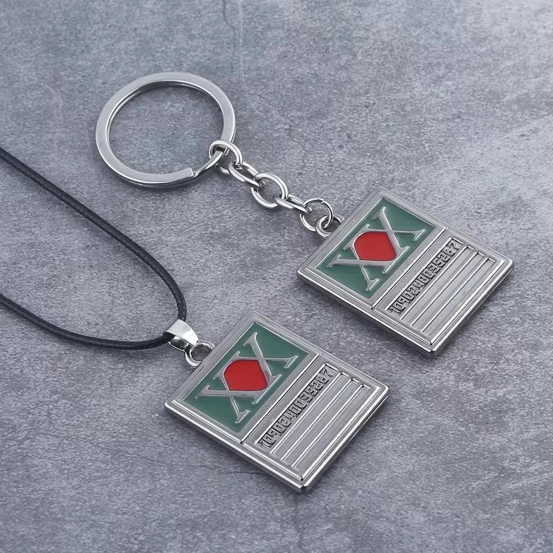 Hunter x Hunter Gon Freecss License Keychain - Anime Pendant Car Keyring Jewelry Accessory for Men and Women