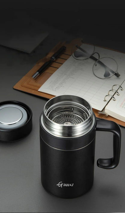 Large Capacity Stainless Steel Vacuum Flask Heat Preservation Insulated Household Cup