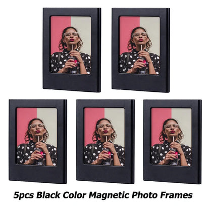 3-Inch Magnetic Photo Frames for Fujifilm Instax Mini – Compatible with Mini 12/11/Evo/40/7+/25/90/99/SE/Link2/3 Film
