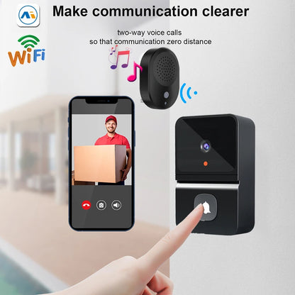 Intelligent Wireless Doorbell – Waterproof Smart Doorbell with 300m Remote Range, EU/UK/US Plug Options, Home Welcome Chime