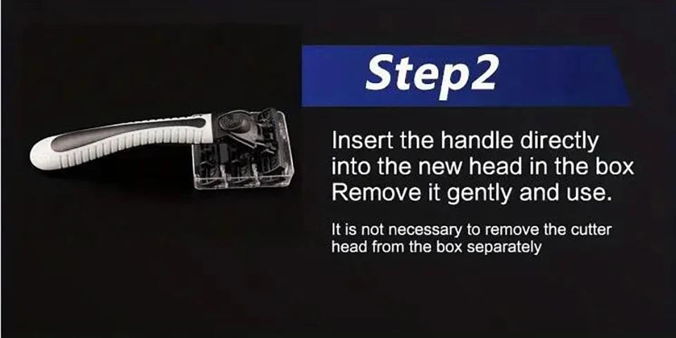 Premium 3-Layer Stainless Steel Safety Razor – Replaceable Blades for Smooth Shaving Men & Women