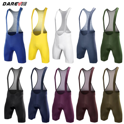 DAREVIE Men's Cycling Bib Shorts - Seamless 2.0 Pro Padded Shorts For Long Distance 500KM Rides