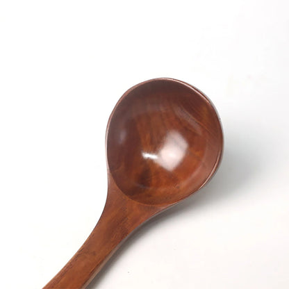 Komu Wooden Soup Ladle — Non-Stick Kitchen Utensil for Cooking, Tableware & Catering Supplies