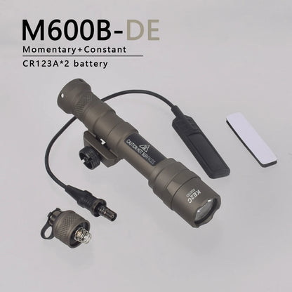 SureFire M600C/M600/M300/X300 Tactical Scout Light — Rifle Flashlight with Momentary Pressure Switch, US Warehouse
