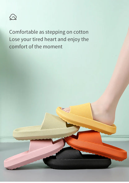 Men’s Soft-Soled Non-Slip Slippers – Summer Home EVA Comfort Slippers