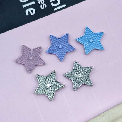 2Pcs Metal Full Diamond Bow Heart Mirror Handbag & Parfum Bottle Phone Case Decoration – Flat Back DIY Craft Accessories