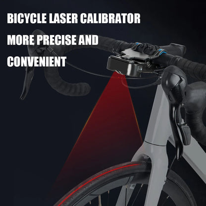 Bike Seat Calibrator Tool – Bicycle Handlebar Laser Aligner & Seat Center Adjuster for Accurate Measurement