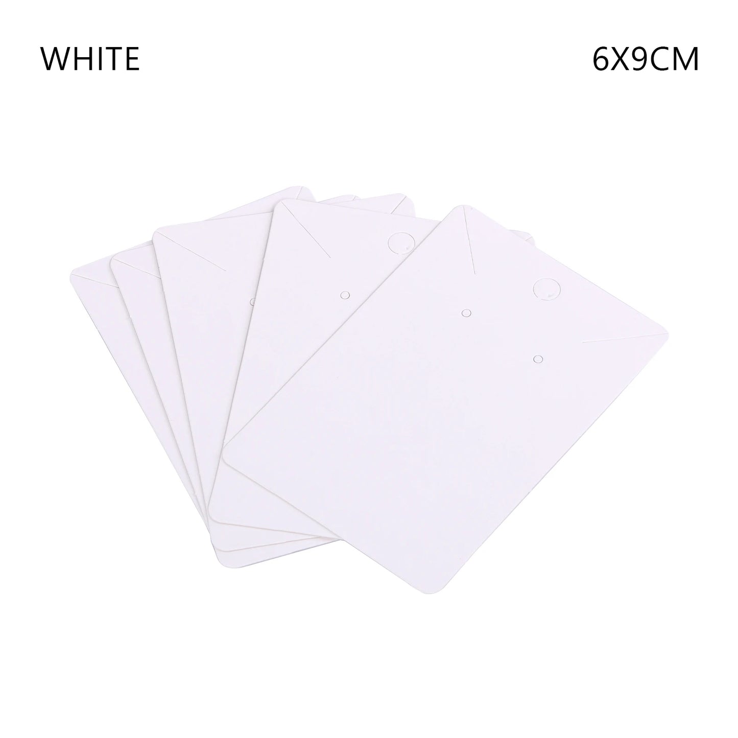 50PCS Jewelry Display Cards — Self-Seal Cardboard Hang Tags for Earrings & Necklaces, Jewelry Organizer Packaging
