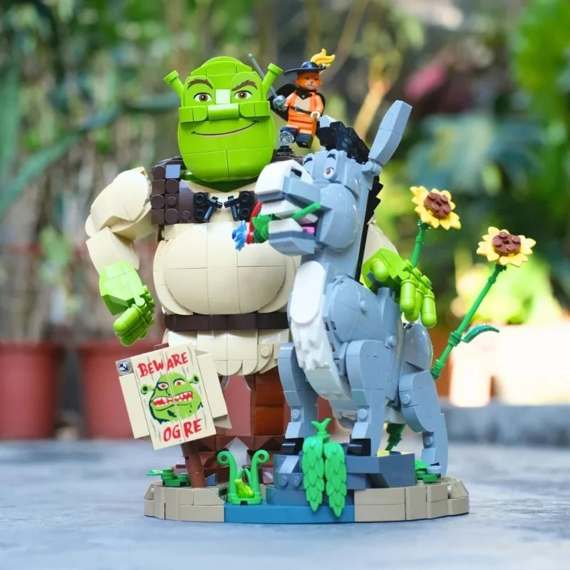 1403PCS Monster Donkey Building Block Set - Animal DIY Assembly Toy & Gift