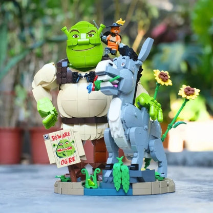 1403PCS Monster Donkey Building Block Set - Animal DIY Assembly Toy & Gift
