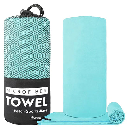 Quick Dry Microfiber Travel Towel – Ultra Absorbent, Super Soft & Compact Sports/Camping Towel for Outdoor Use (1pc)