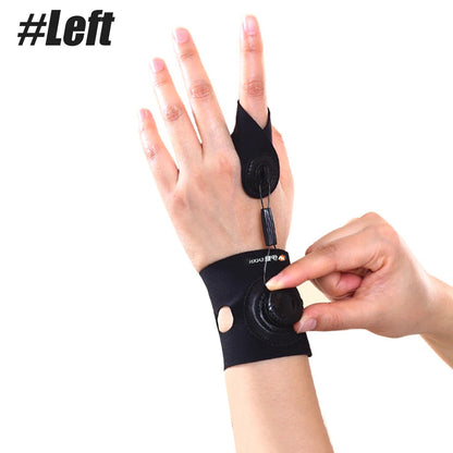 Adjustable Finger Splint Brace - Knob-Controlled Hand Support for Trigger Finger, Tendinitis & Recovery