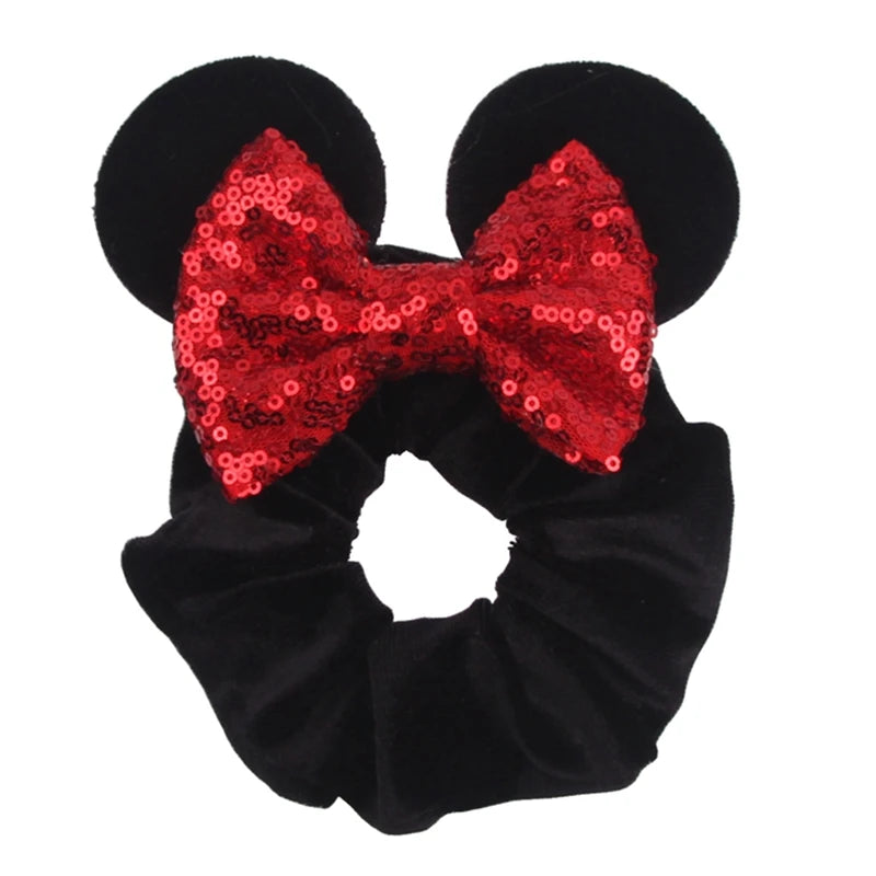 Velvet Mouse Scrunchies - Cute Elastic Ponytail Holders & Hair Accessories for Girls