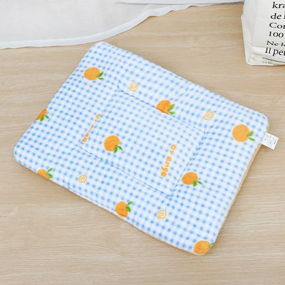 Thick Cat Sleeping Mat - Soft Flannel Pet Cushion Blanket for Cats & Small Dogs Winter Warm Comfort
