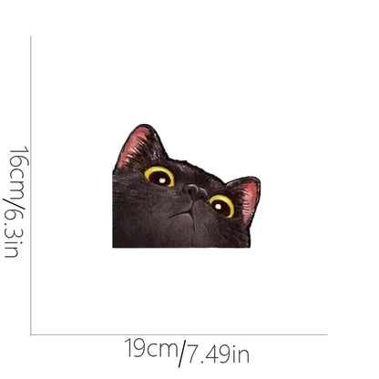 Funny Cat Expression Stickers - Creative Car, Motorcycle, Laptop & Luggage Decals