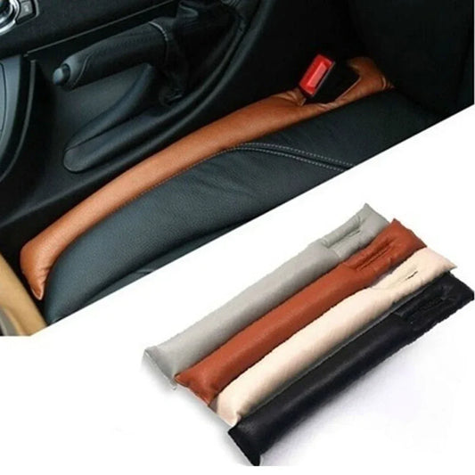 Car Seat Gap Filler – Soft Leather Padding, Universal Car Spacer Plug, Interior Organizer for Styling & Leak Prevention