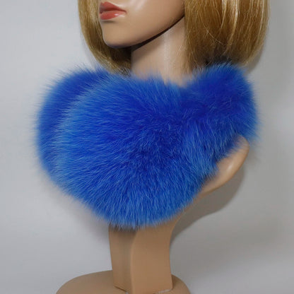 Real Fox & Raccoon Fur Earmuffs – Warm Winter Ear Warmer for Women and Girls, Plush Genuine Fur Accessory