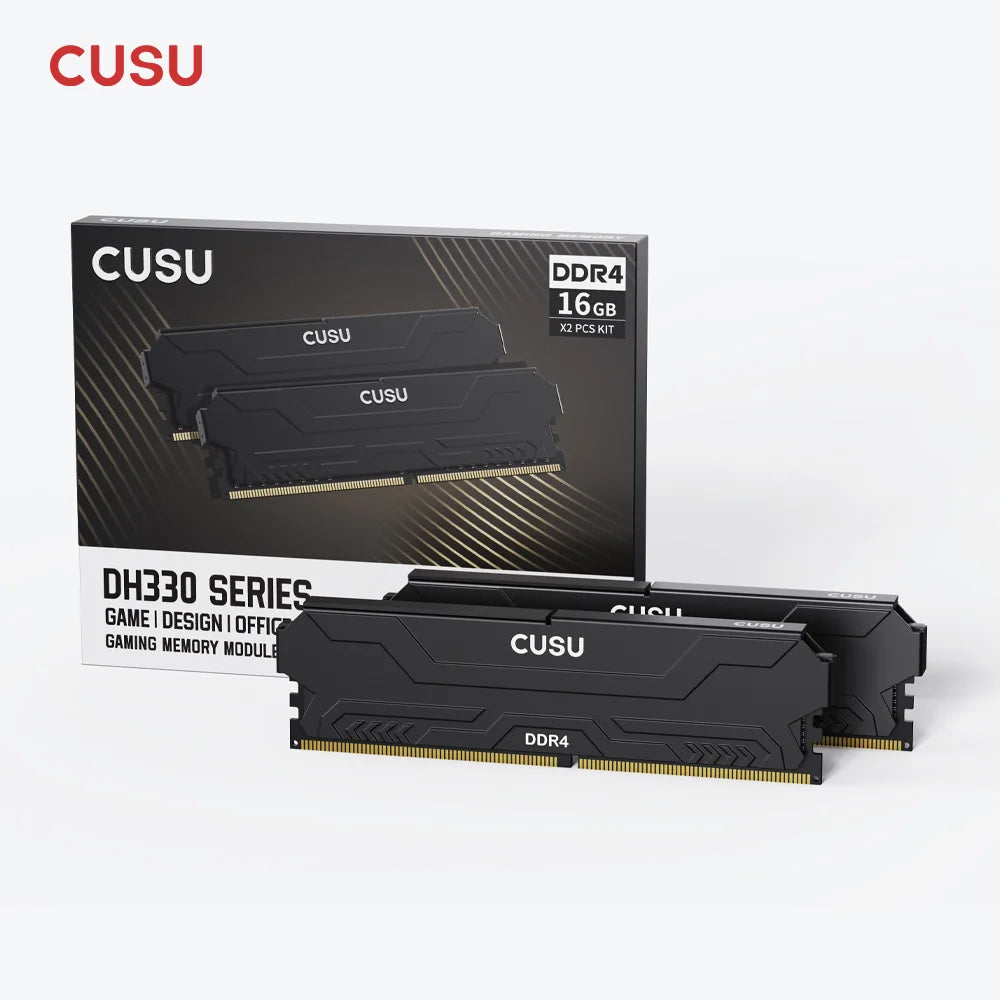 CUSU DDR4 RAM 8GB 16GB 3200MHz 3600MHz Desktop Memory 288-Pin UDIMM XMP 2.0 Heatsink for Motherboard