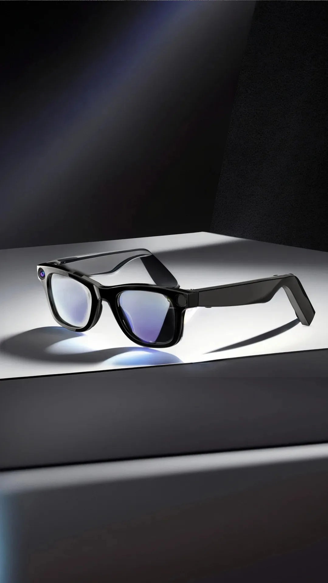 AI Smart Glasses with HD Anti-Shake Camera — Video Recording, Voice Call, Noise Reduction, Wireless Bluetooth Headset Goggles