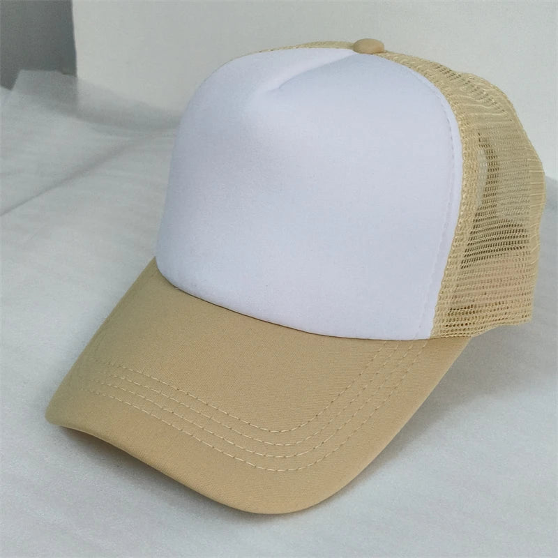 Personalized Logo Trucker Hats - Custom Foam Mesh Baseball Caps for Men & Women, Snapback Sun Hats