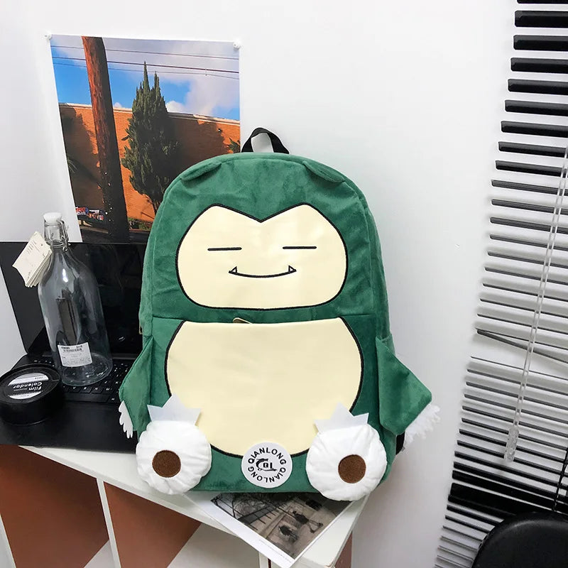 MINISO Switch Pokémon Cappy Beast Plush Backpack — Large Capacity Couple Bag, Anime Toy Storage & Gift Accessory