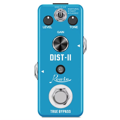 Rowin Guitar Effects Pedal – Noise Gate, Delay, Chorus, Vibrato, Phaser, Flanger, Booster, EQ, Fuzz, Metal, Distortion, and Blues Drive