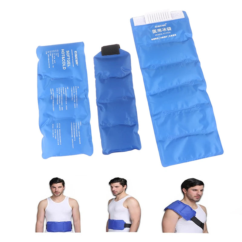 Ankle Brace Ice Pack Wrap – Reusable Hot & Cold Gel Therapy for Injuries, Sprains & Pain Relief