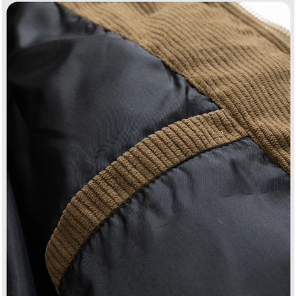 Men’s Windbreaker Winter Parka – Casual Streetwear Autumn Coat, Warm Windproof Outdoor Jacket